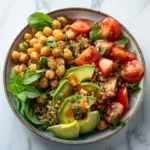 Quinoa Chickpea and Avocado Salad Recipe for Summer
