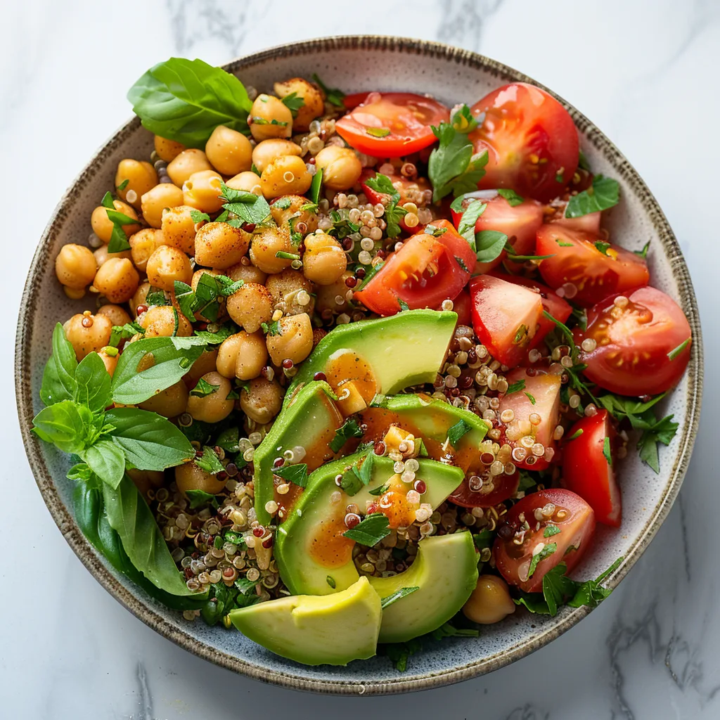 Quinoa Chickpea and Avocado Salad Recipe for Summer