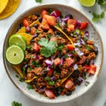 Ground Turkey Taco Skillet with Flavorful Toppings