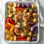Sheet Pan Chicken and Roasted Veggies Dinner