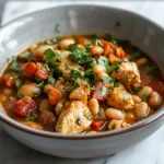 Skillet Chicken and White Bean Stew: A Flavorful Heartwarming Dish