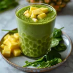 Fresh Spinach and Pineapple Smoothie