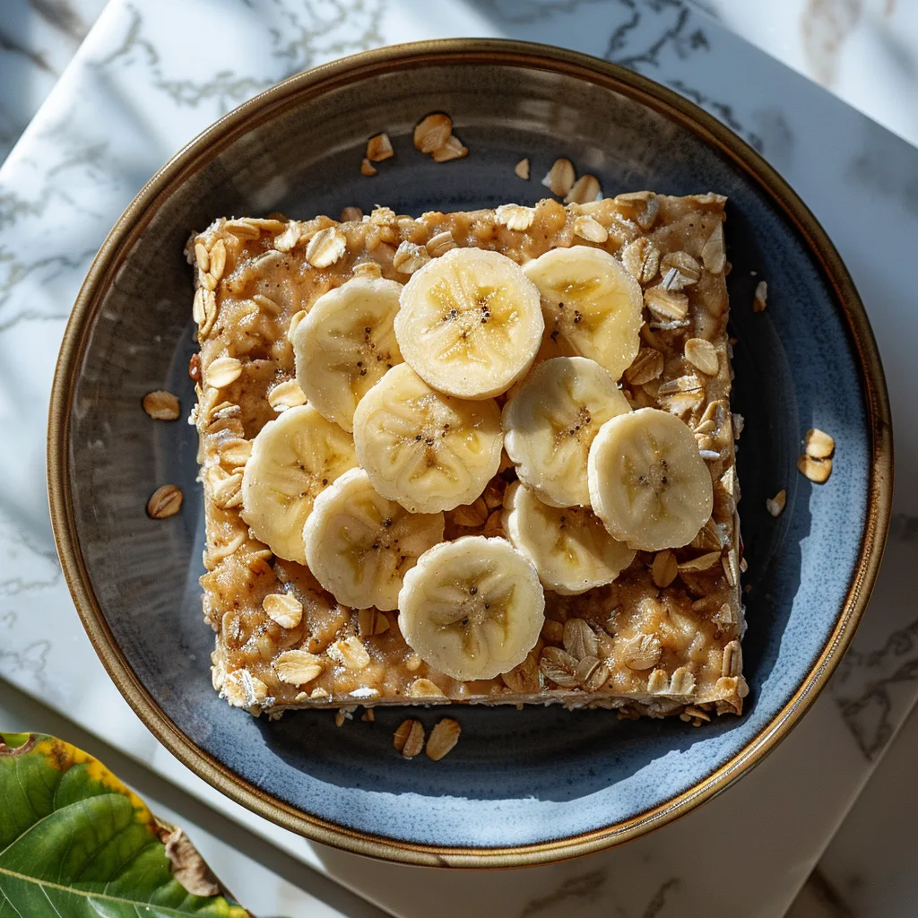 Peanut Butter Banana Oatmeal Breakfast Bars – A Perfect Morning Treat