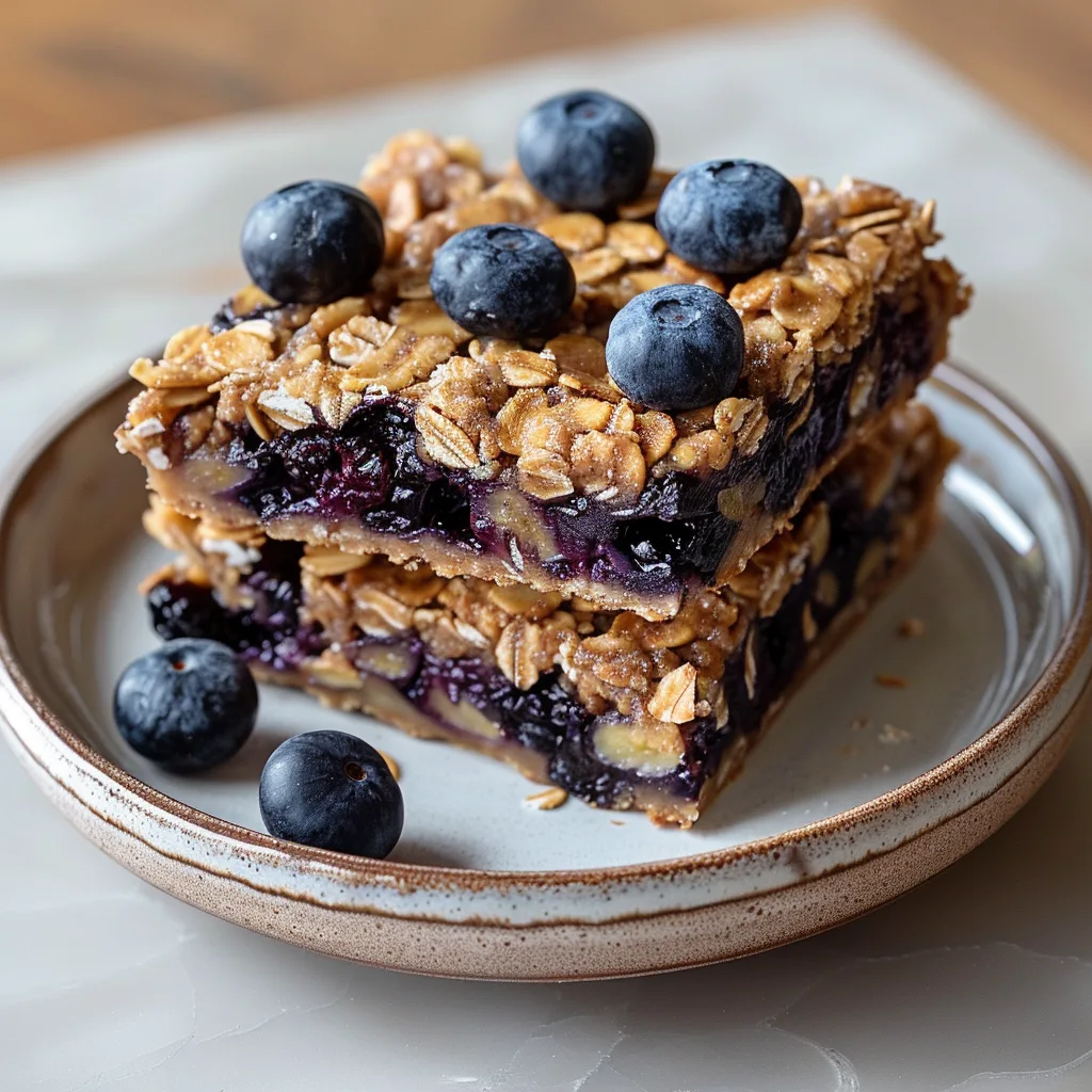 Blueberry Banana Oat Bars Recipe – Moist, Healthy & Easy!