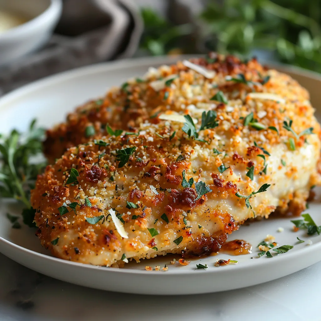 Baked Parmesan Crusted Chicken Recipe