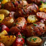 Kielbasa and Veggie Foil Packets