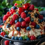 Red White and Blue Cheesecake Salad Recipe