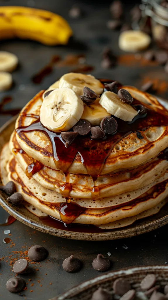 Chocolate Chip Banana Pancakes: A Fluffy Homemade Recipe