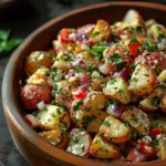 Red, White and Blue Potato Salad Recipe