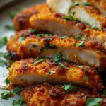 Air Fryer Parmesan Crusted Chicken Recipe