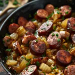 Kielbasa and Cabbage Skillet Recipe