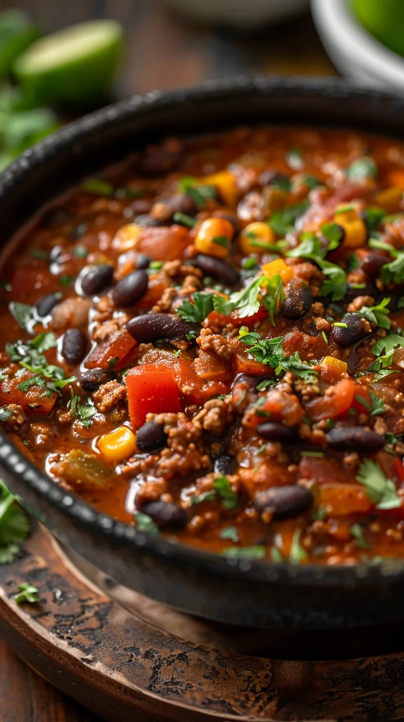 Vegan Chorizo Black Bean Chili Recipe
