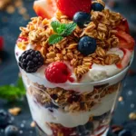 Summer Berry Parfait with Yogurt and Granola
