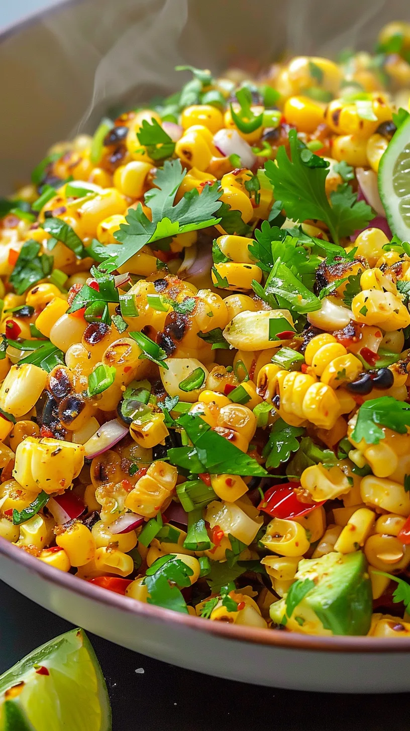 Charred Corn Salad With Lime and Cilantro (30 Min)