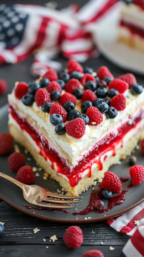 American Flag Cake: A Refreshing Berry Sheet Cake Recipe