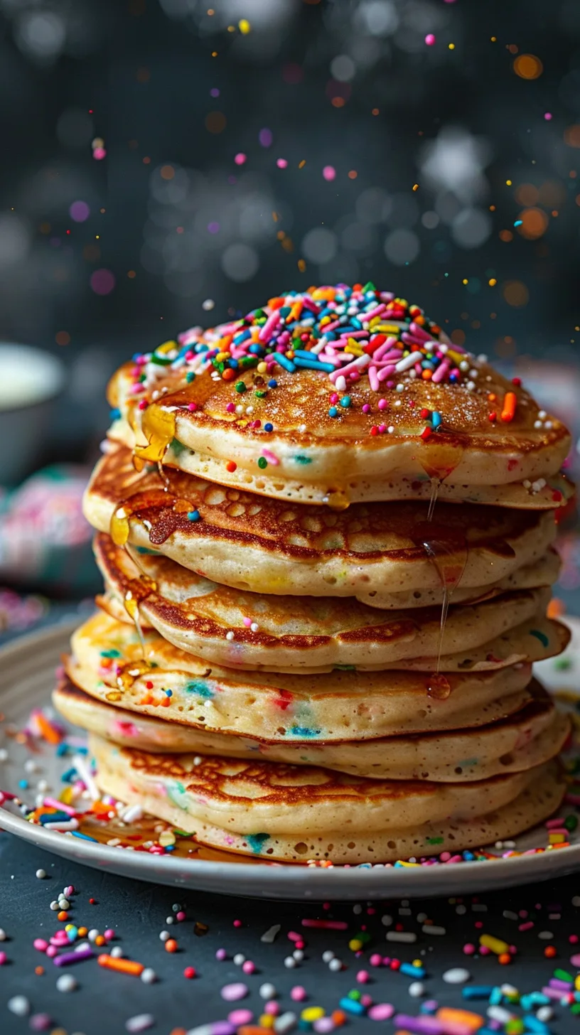 Birthday Cake Pancakes (Funfetti Recipe)