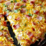 Breakfast Pizza with Hash Brown Crust Recipe