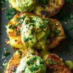 Crispy Smashed Potatoes with Avocado Garlic Aioli