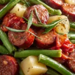 Crockpot Kielbasa and Green Beans Recipe