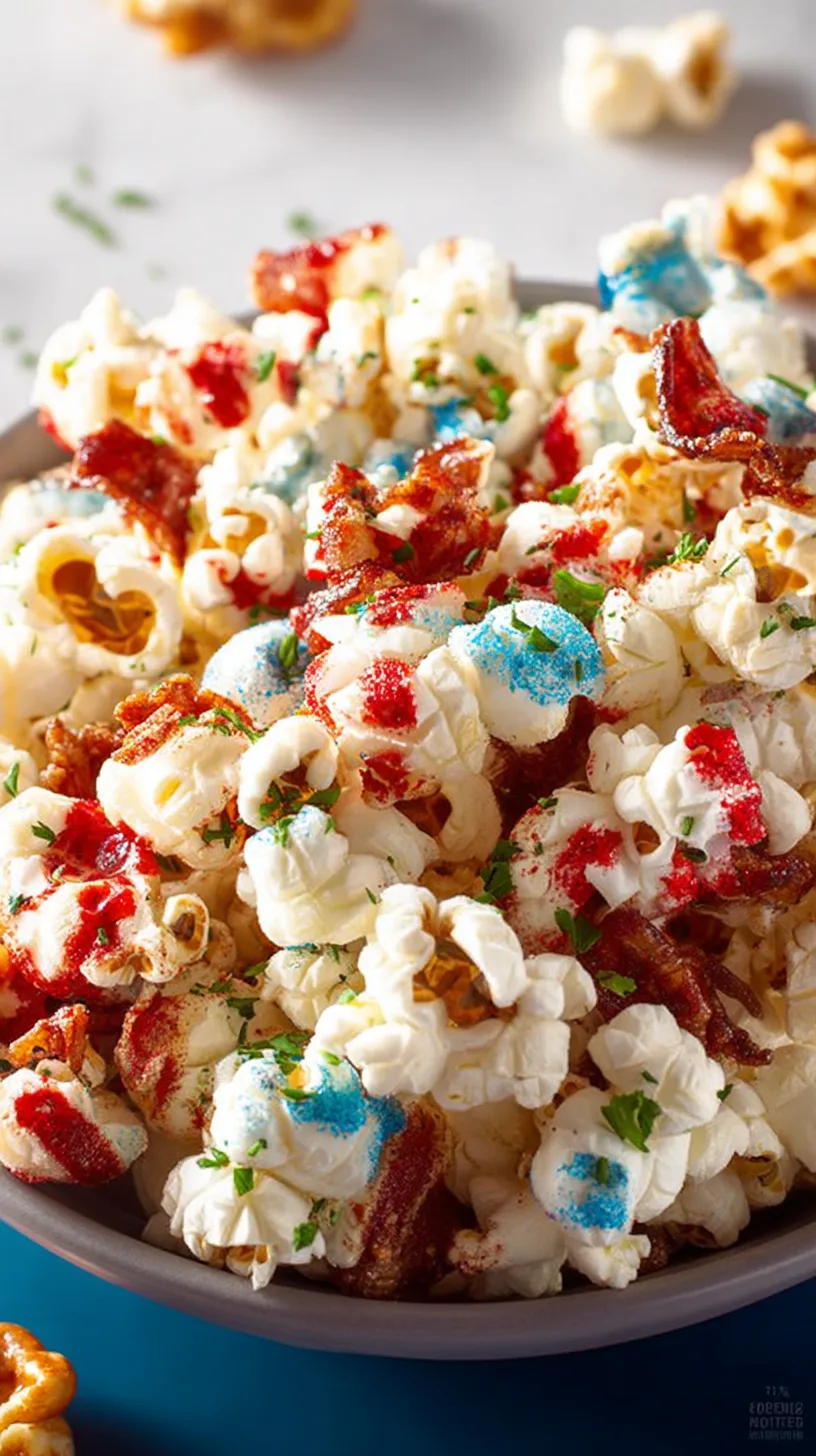 Patriotic Popcorn: The Ultimate Red, White, and Blue Snack