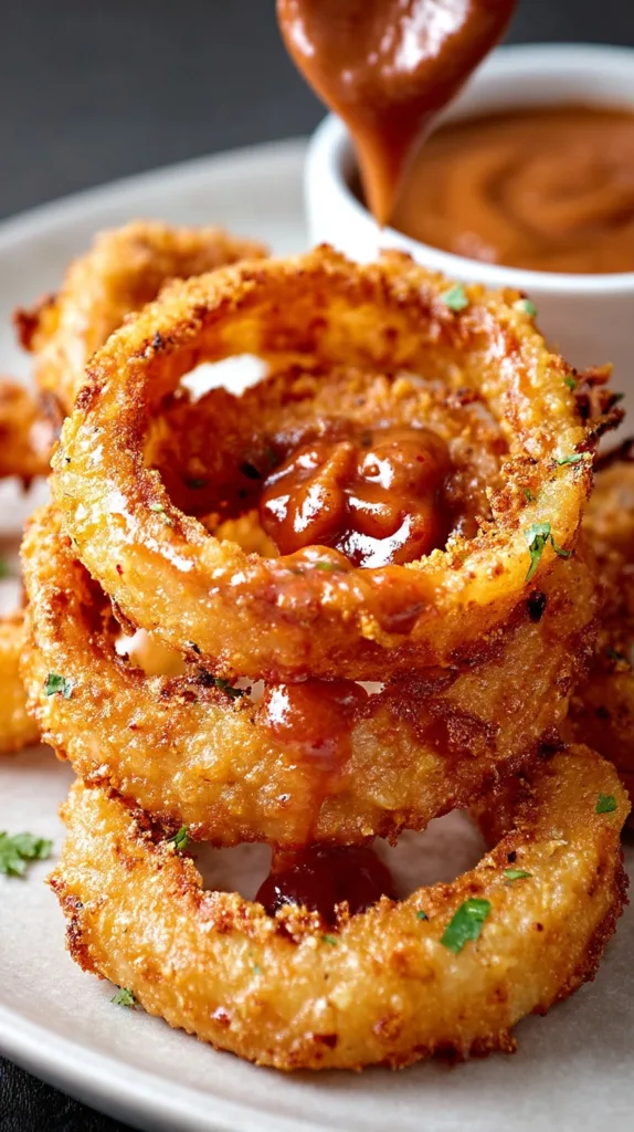 Onion Rings and Spicy Dipping Sauce: The Ultimate Recipe