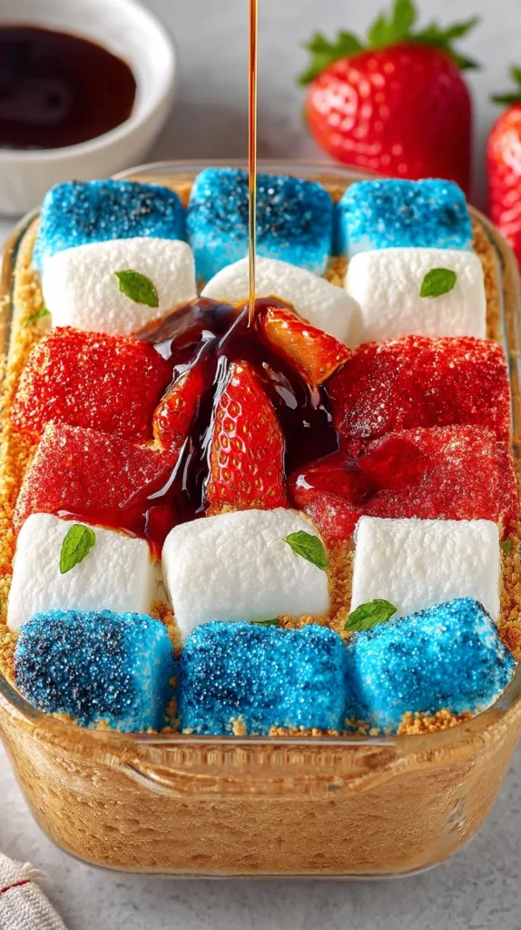 Patriotic S’mores Dip Recipe for Summer Parties