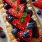 Berry Patriotic Easy Homemade Pop Tart Recipe