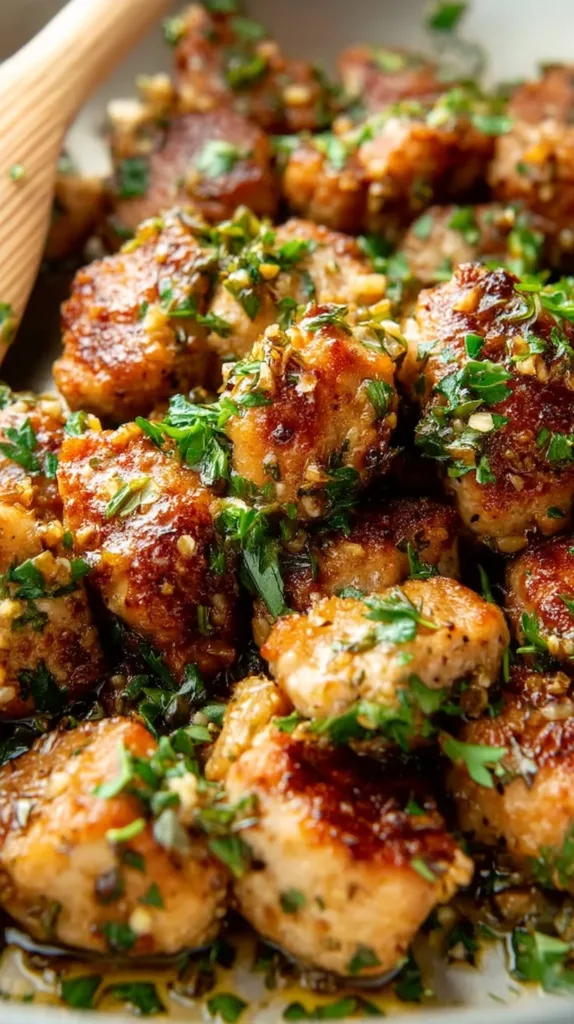 Garlic Butter Chicken Bites Recipe