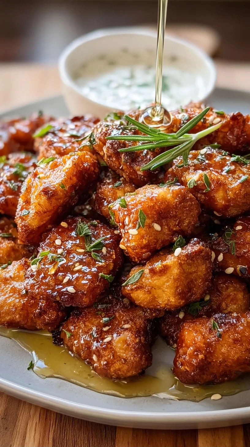 Crispy Honey Garlic Chicken Bites Recipe