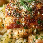 Slow Cooker Garlic Parmesan Chicken and Potatoes