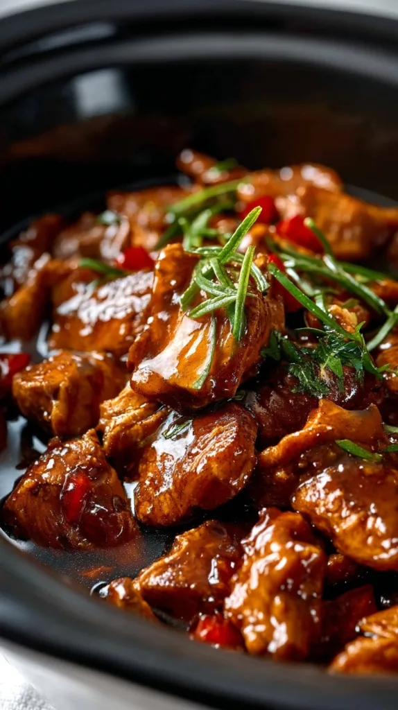 Crock Pot Bourbon Chicken Recipe