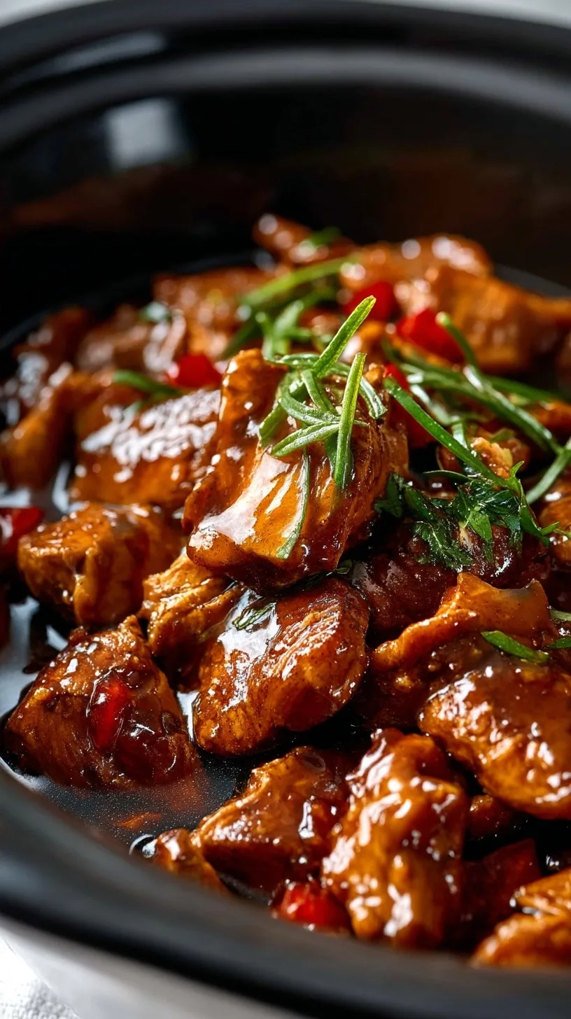 Crock Pot Bourbon Chicken Recipe
