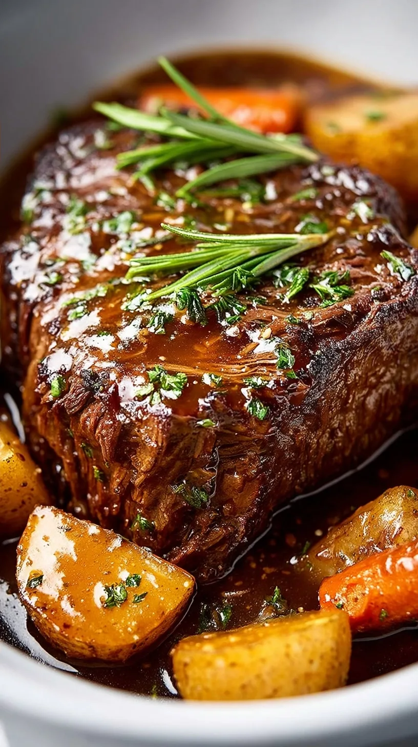 Crock Pot Roast (with Gravy!)