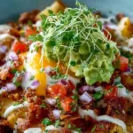 Loaded Potato Taco Bowl Recipe with Savory Ground Beef