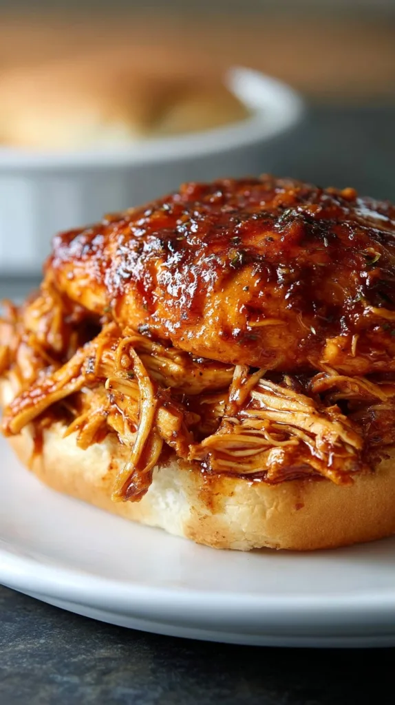 The Best Crockpot BBQ Chicken (Easy Pulled Chicken)