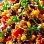 Corn & Black Bean Quinoa Salad Recipe