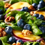 Blueberry Apple Salad with Walnuts