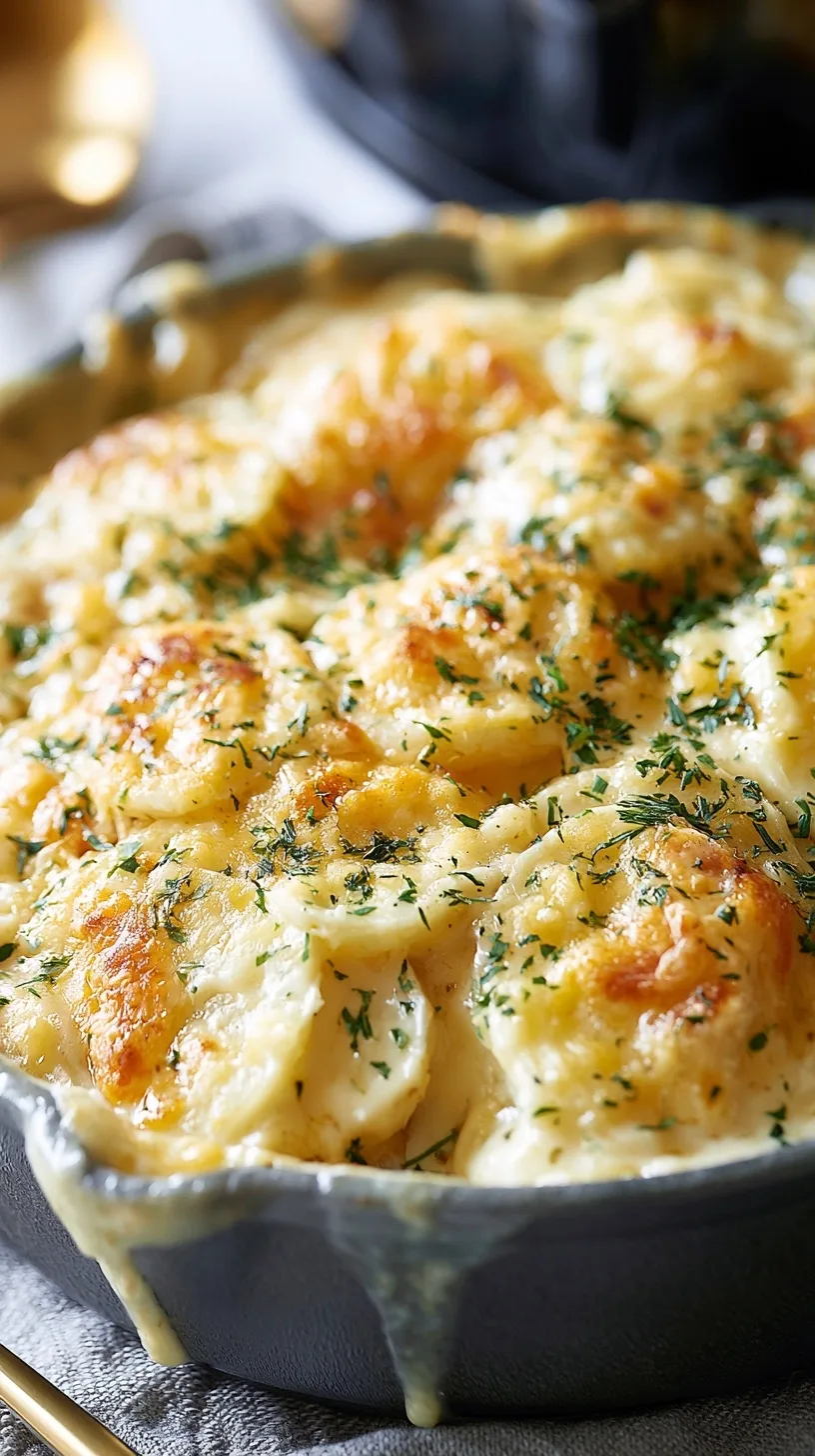 Slow Cooker Cheesy Scalloped Potatoes Recipe