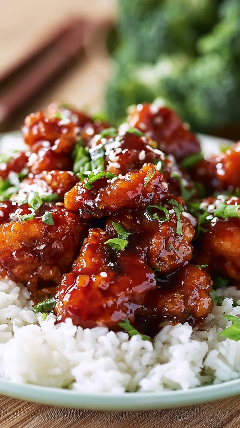 Crock Pot General Tso's Chicken Recipe