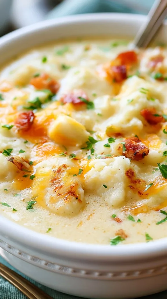 Easy Crockpot Potato Soup Recipe with Creamy Hash Browns