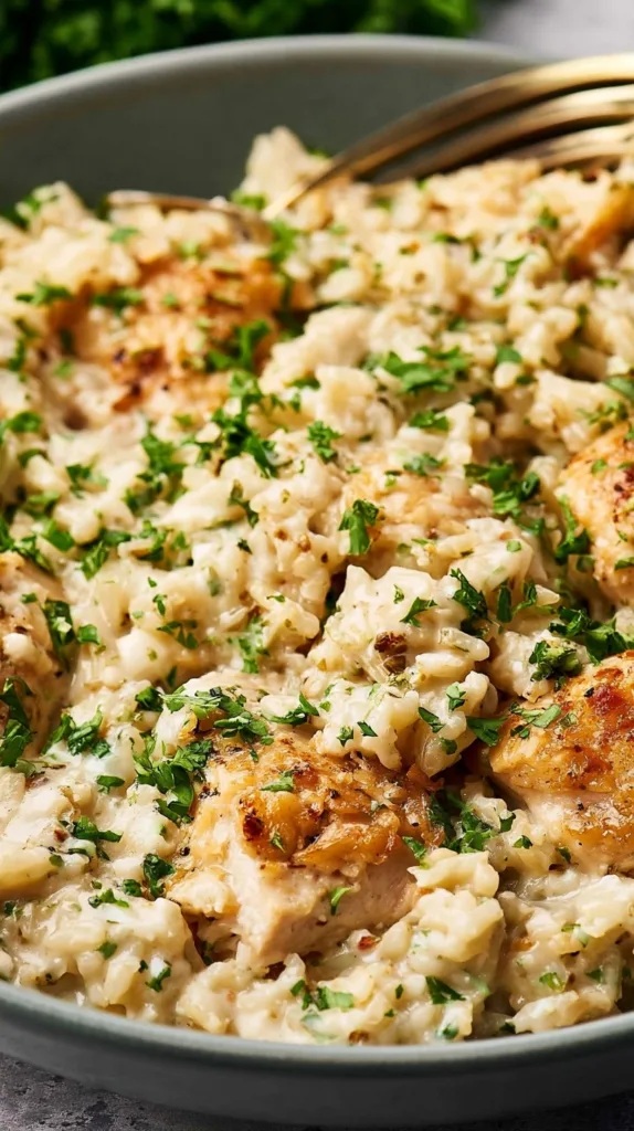 Creamy Chicken and Rice: One Pot Comfort Food Recipe