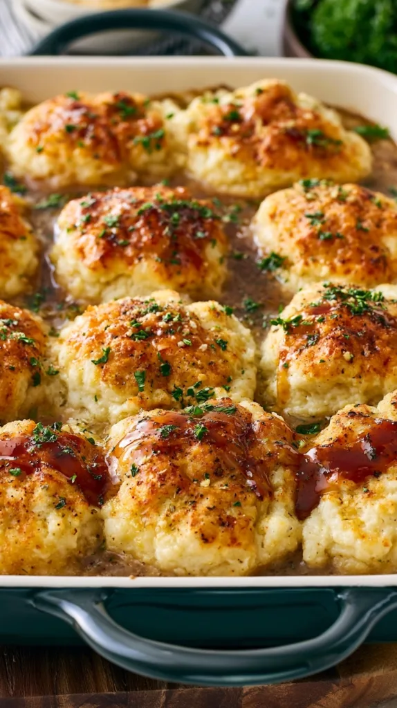 Easy Chicken and Biscuits with Fresh Herbs