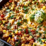 Cheesy Taco Rice Skillet: Quick One-Pan Family Dinner