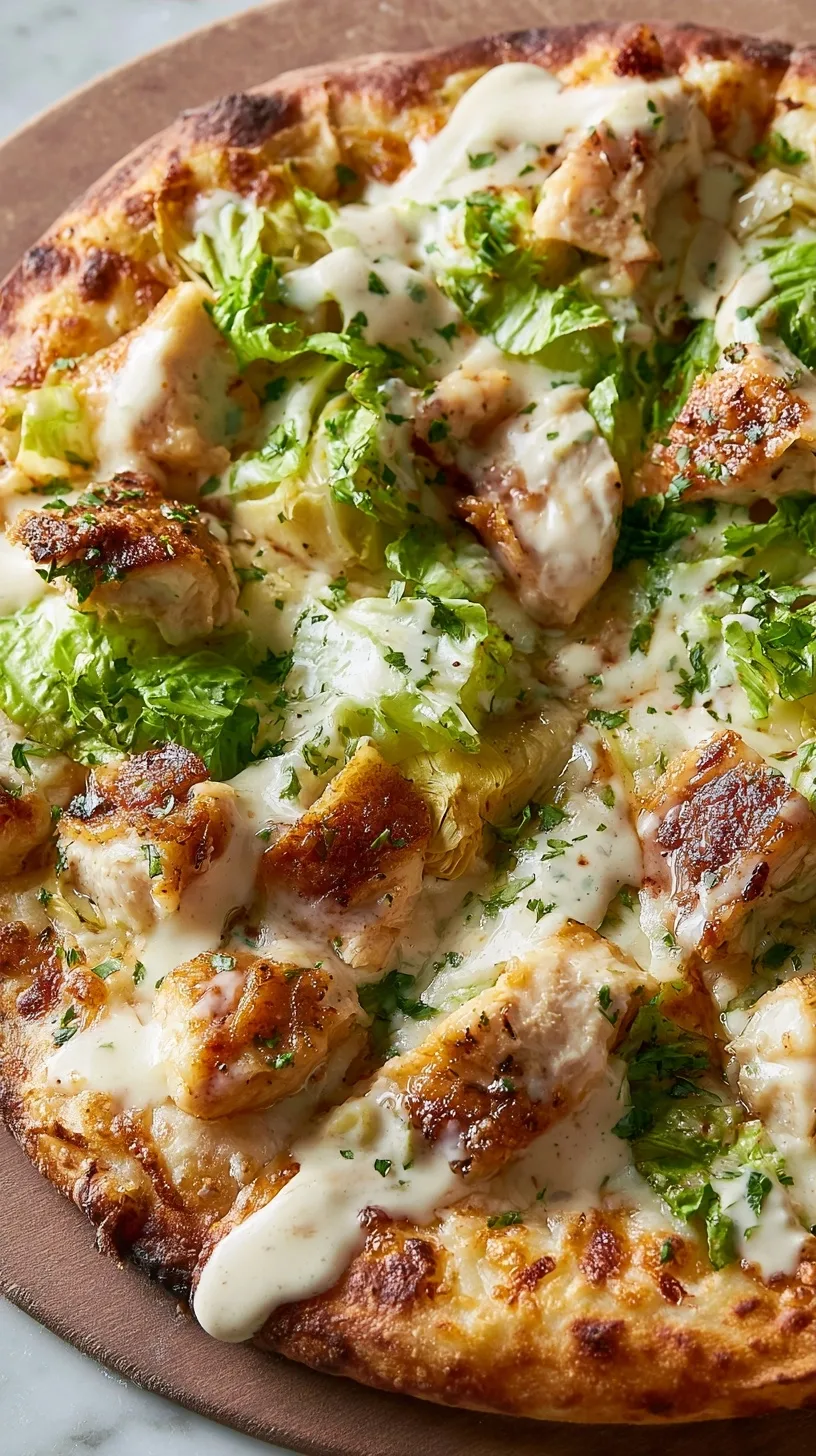Chicken Caesar Pizza Recipe for the Ultimate Flavor Fusion