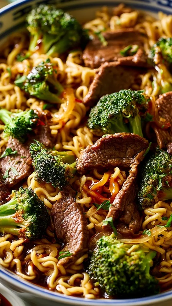 Beef and Broccoli Ramen Stir Fry Recipe