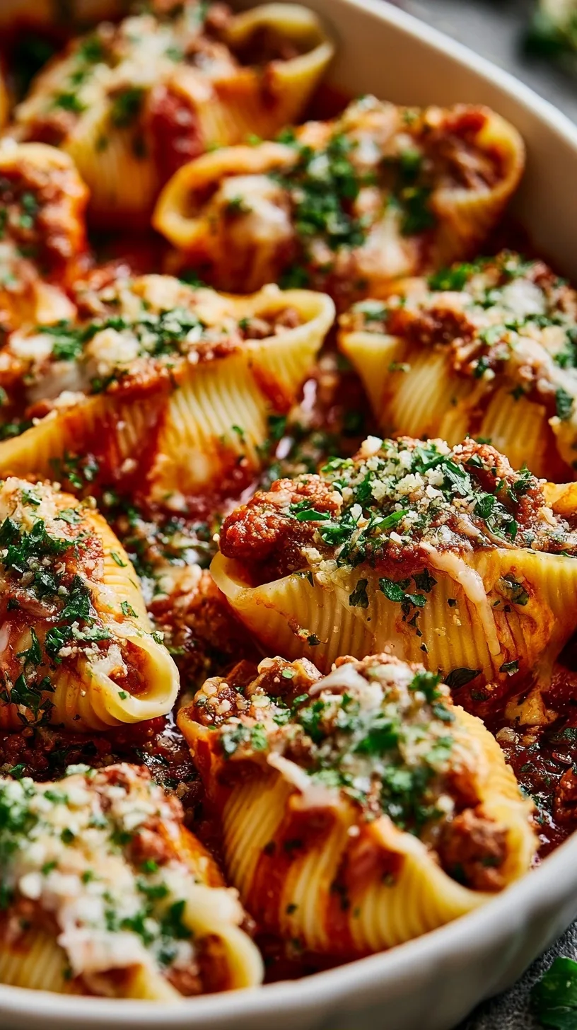 Beef Stuffed Shells Recipe: Easy Cheesy Italian Dinner