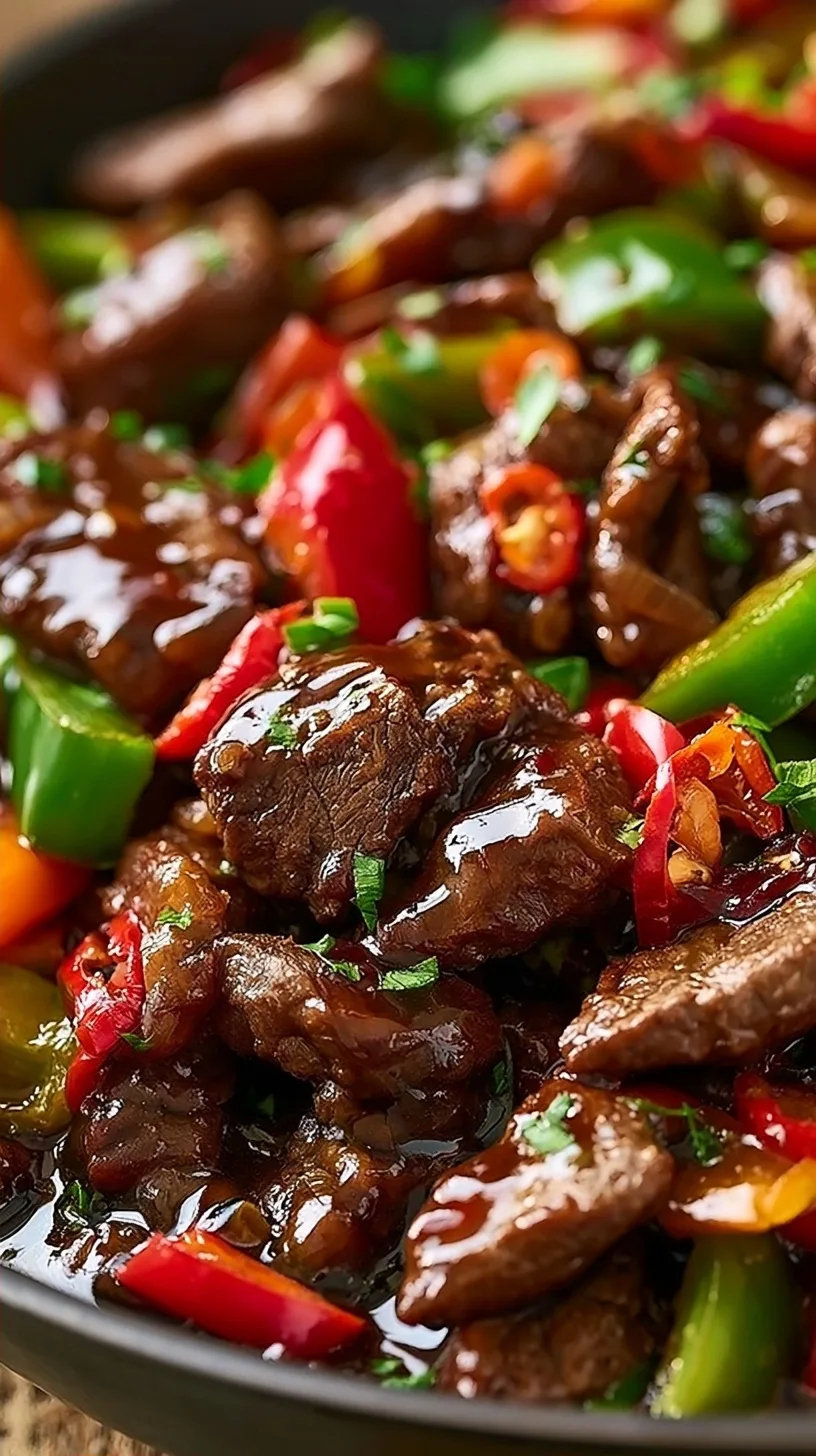 Tender and Delicious Chinese Pepper Steak Recipe