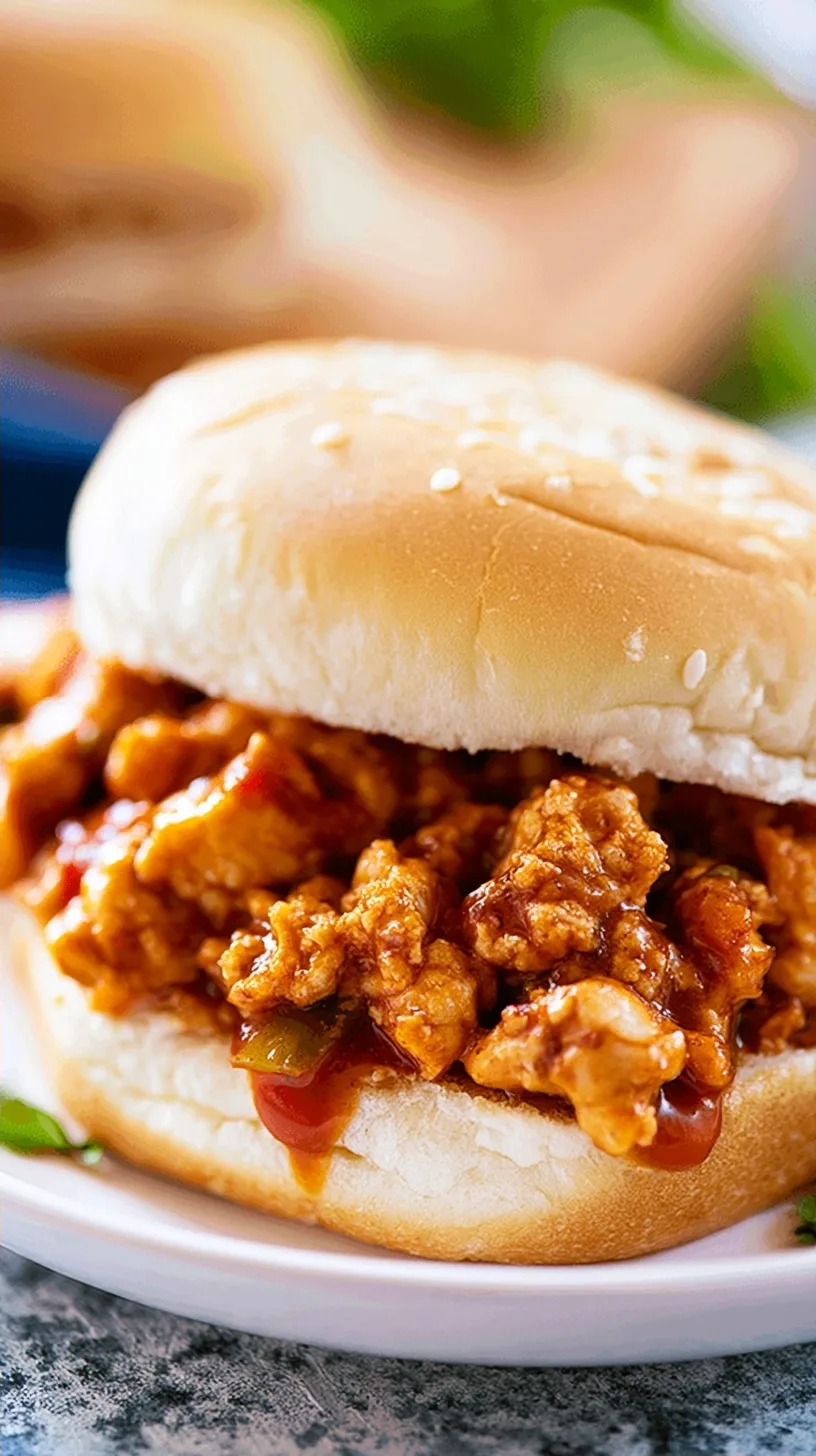 Delicious Cajun Chicken Sloppy Joes