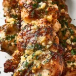 Garlic Parmesan Chicken Skewers Recipe