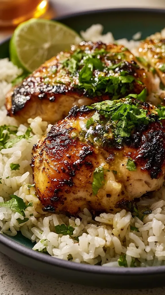 Coconut Lime Chicken and Rice Recipe